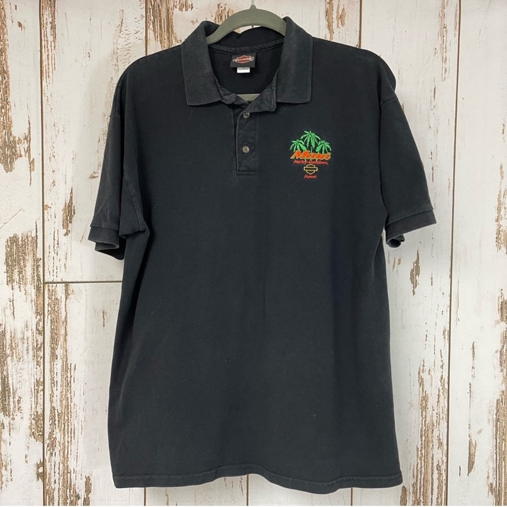 Harley Davidson, Maui Hawaii Polo Shirt. Size Large. In excellent condition!